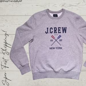 J. Crew Oars Logo Crewneck Sweatshirt